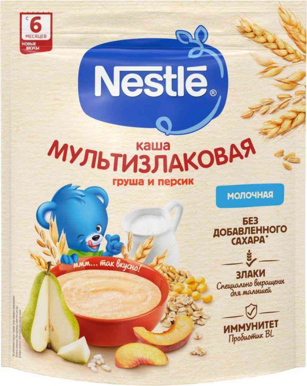 Каша мультизлаковая молочная Nestle