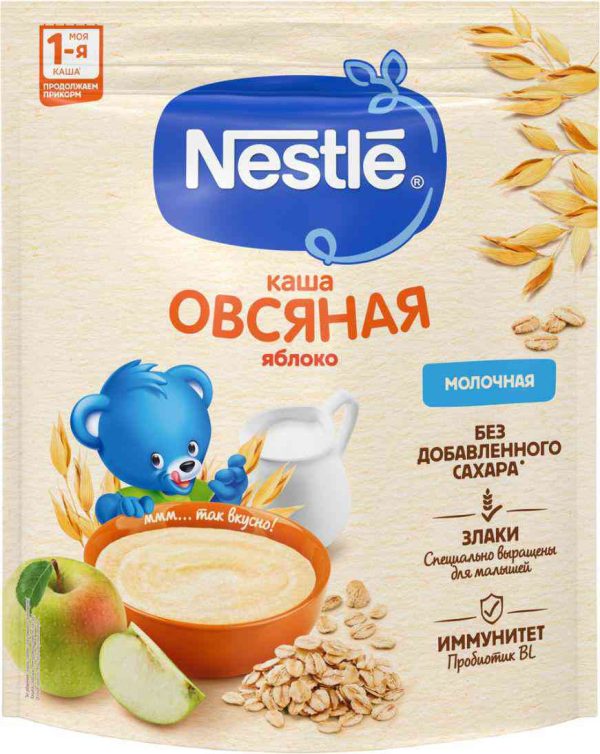 Каша овсяная молочная Nestle
