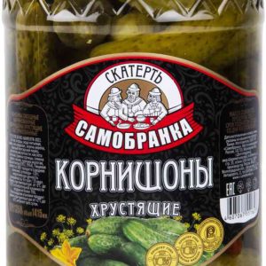 Корнишоны маринованные хрустящие Скатерть-Самобранка