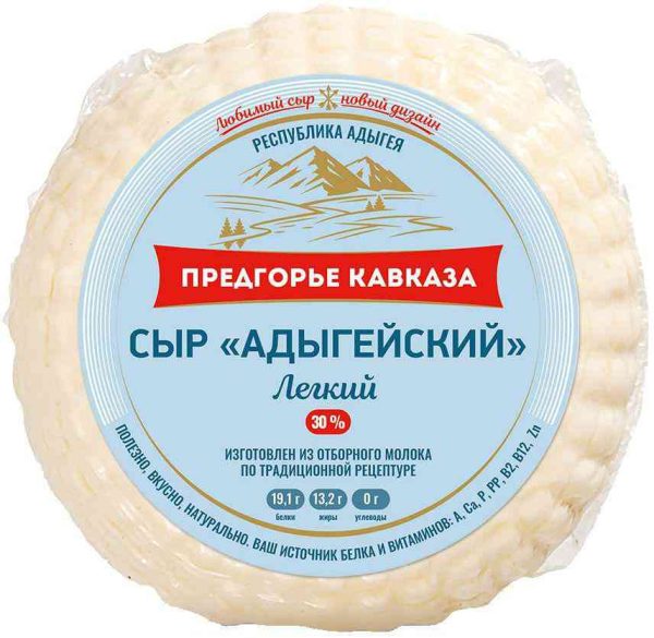 Сыр мягкий Адыгейский Предгорье Кавказа
