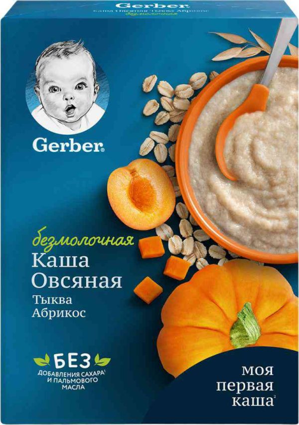 Каша овсяная безмолочная Gerber