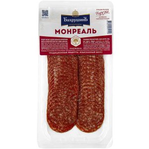 Колбаса сырокопчёная салями Монреаль БахрушинЪ