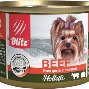 Влажный корм для собак мелких пород  Blitz