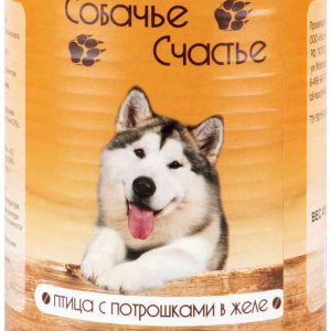 Влажный корм для собак  Собачье счастье