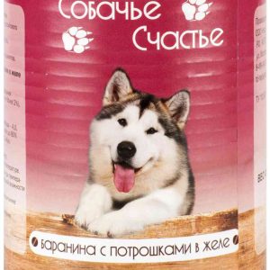 Влажный корм для собак  Собачье счастье