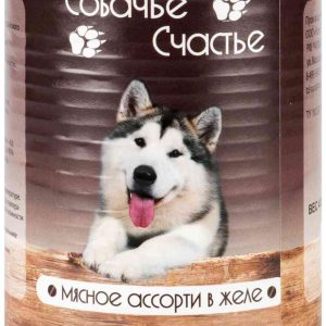 Влажный корм для собак  Собачье счастье