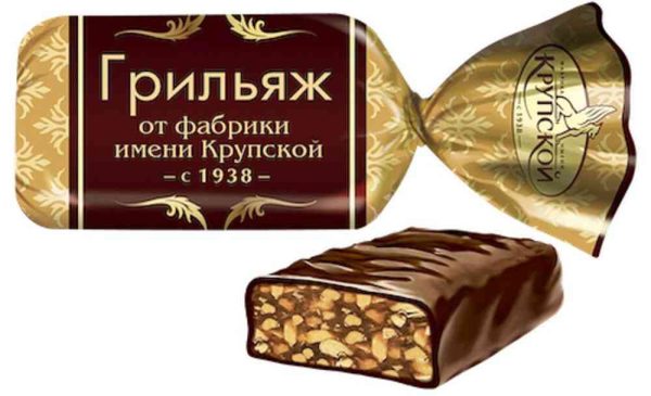 Конфеты  Фабрика имени Крупской