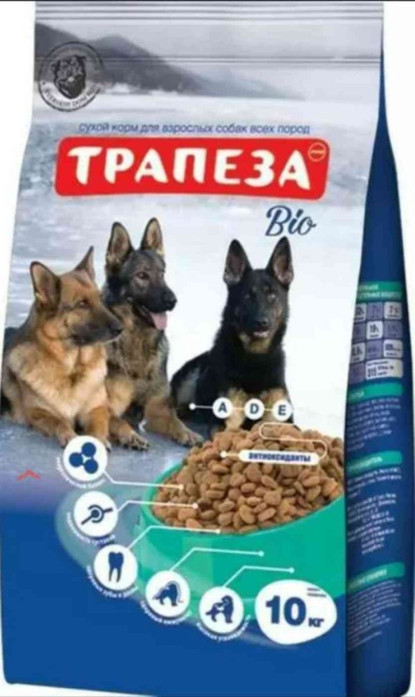 Сухой корм для собак всех пород  Трапеза