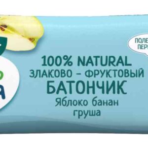 Батончик злаково-фруктовый ФрутоНяня