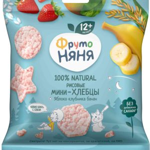 Мини-хлебцы рисовые ФрутоНяня