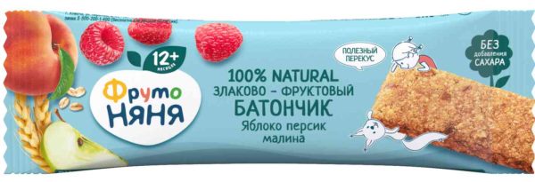 Батончик злаково-фруктовый ФрутоНяня