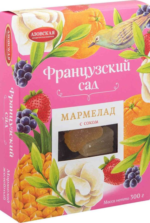 Мармелад Французский сад Азовская кондитерская фабрика