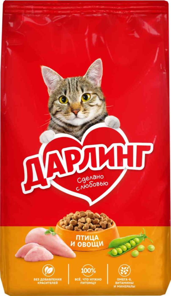Сухой корм для кошек  Дарлинг