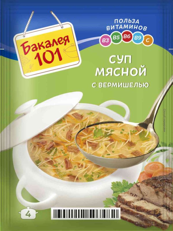 Суп мясной Бакалея 101