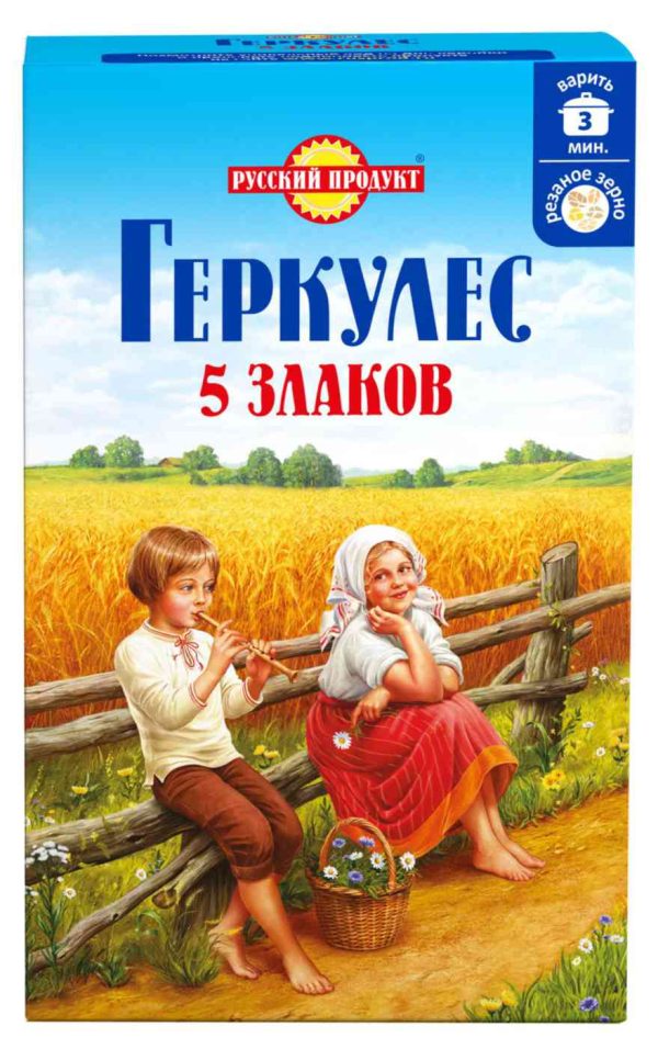 Каша овсяная Геркулес Русский продукт