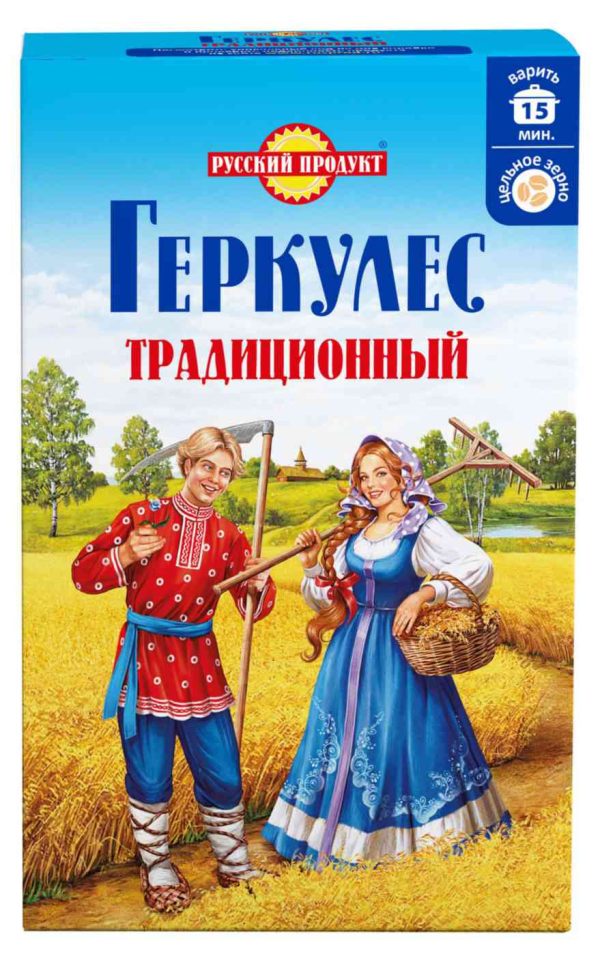 Хлопья овсяные Геркулес Русский продукт