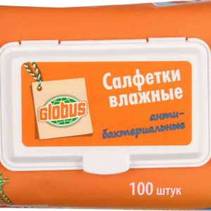 Влажные салфетки антибактериальные Глобус