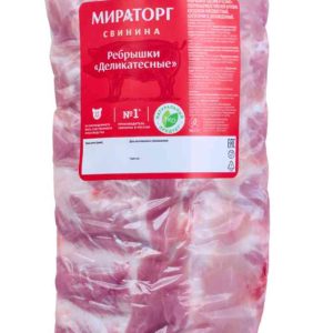 Рёбрышки свиные охлаждённые Мираторг