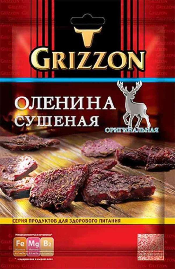 Оленина сушеная Grizzon