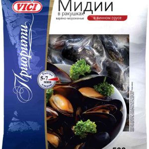 Мидии варёно-мороженые Vici