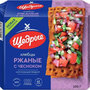 Хлебцы хрустящие ржаные Щедрые