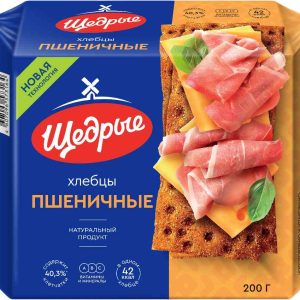 Хлебцы хрустящие пшеничные Щедрые