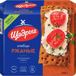 Хлебцы хрустящие ржаные Щедрые