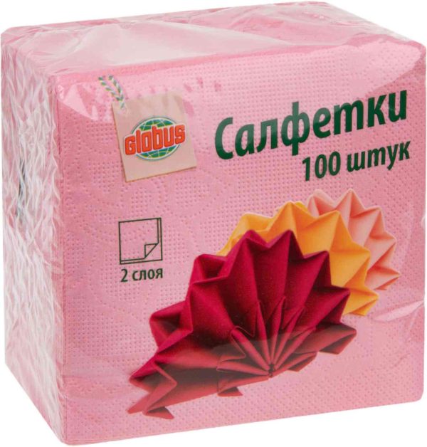 Салфетки бумажные Глобус