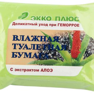 Туалетная бумага влажная Экко Плюс