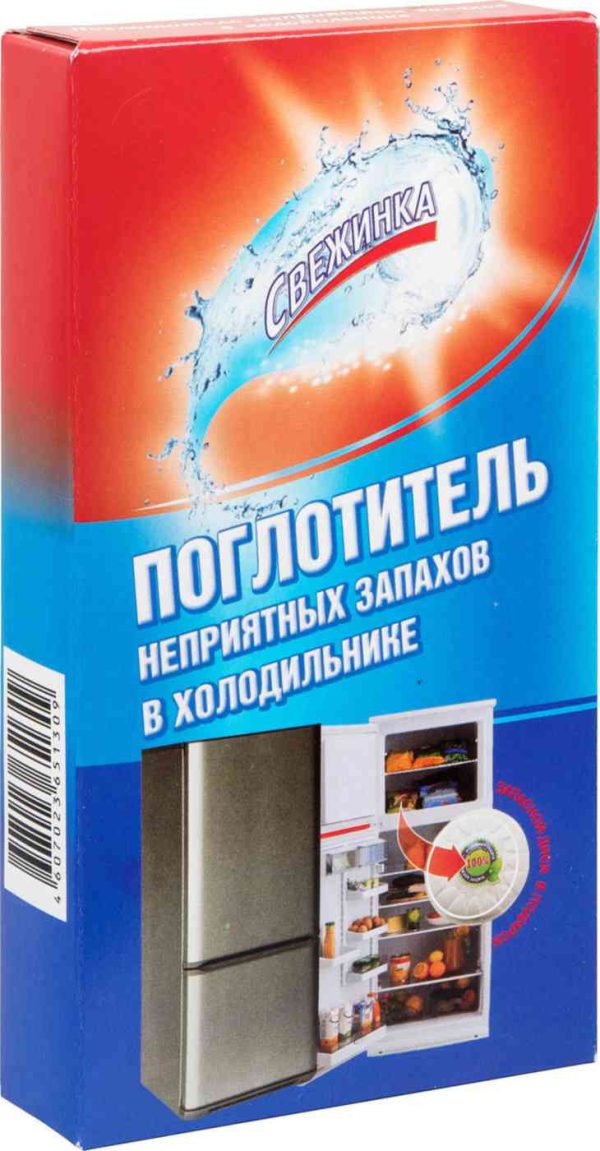 Поглотитель неприятных запахов в холодильнике  Свежинка