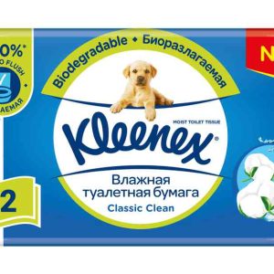 Туалетная бумага влажная Kleenex