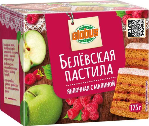 Белевская пастила яблочная Глобус