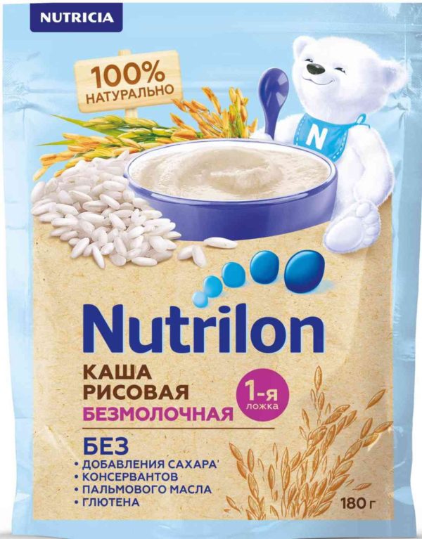 Каша рисовая безмолочная Nutrilon