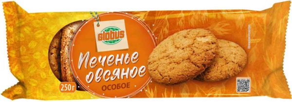 Печенье овсяное Глобус