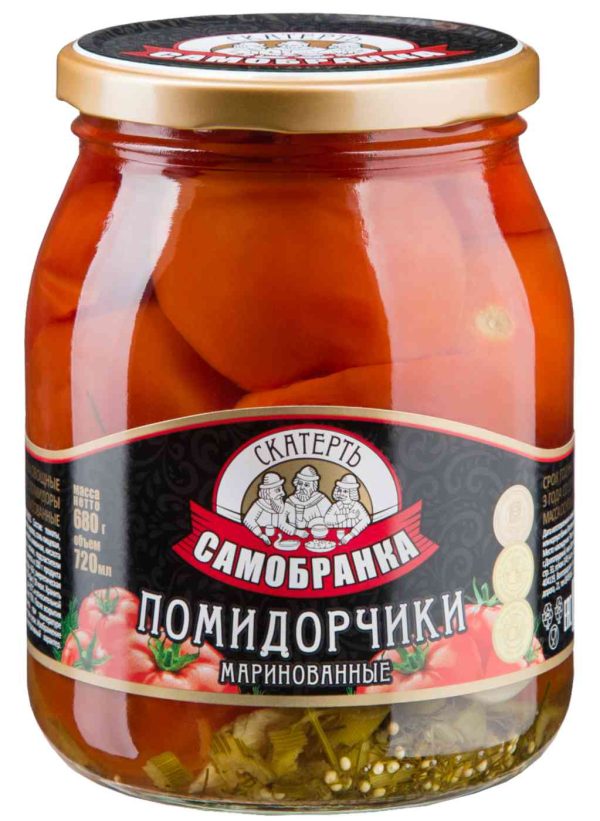 Помидорчики маринованные Скатерть-Самобранка