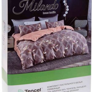 Комплект постельного белья семейный Milando