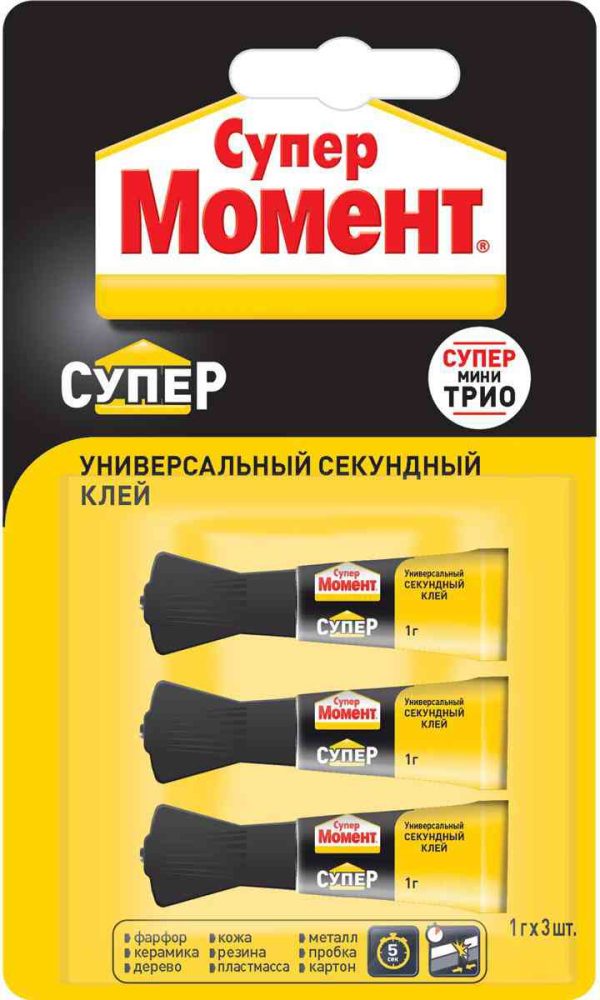 Клей секундный мини Момент
