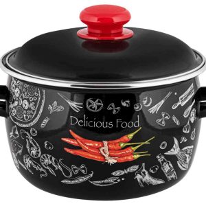 Кастрюля эмалированная Appetite