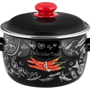 Кастрюля эмалированная Appetite