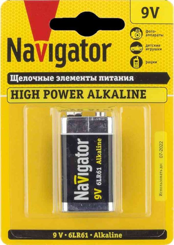 Батарейка алкалиновая Navigator