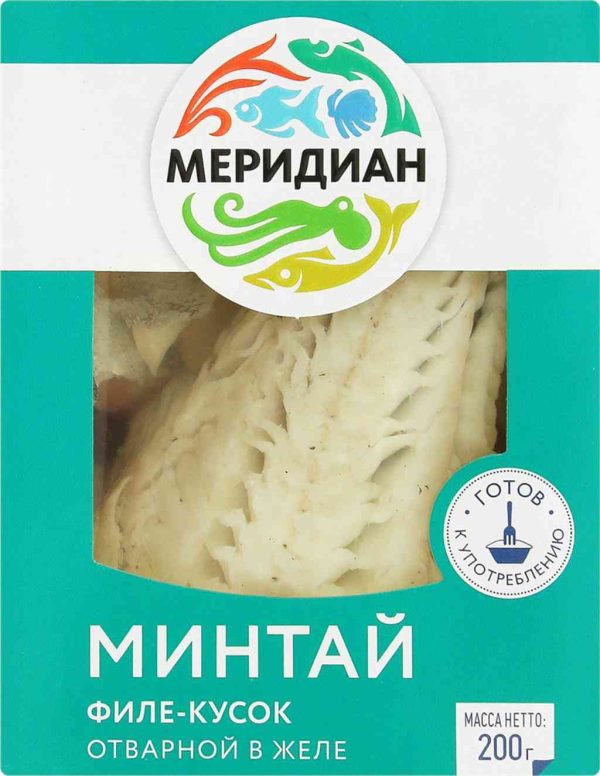 Минтай отварной Меридиан