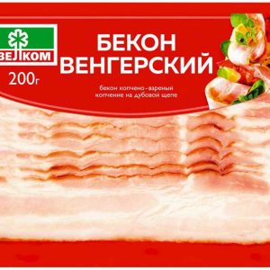 Бекон копчёно-варёный Велком