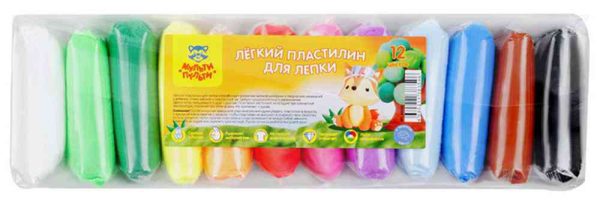 Пластилин для лепки легкий Мульти-пульти