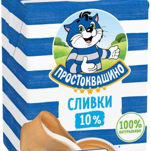Сливки ультрапастеризованные Простоквашино