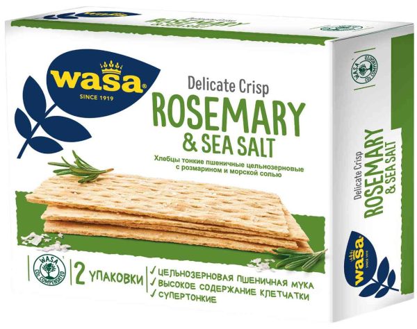 Хлебцы пшеничные цельнозерновые Wasa
