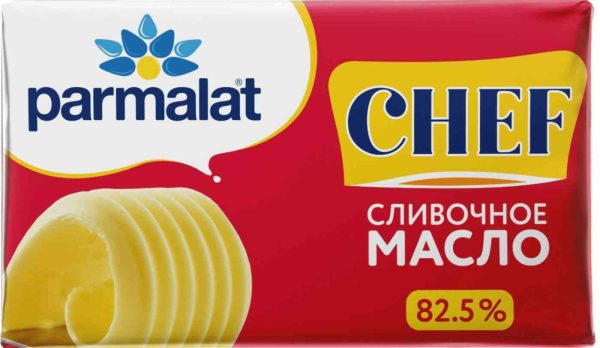Масло сладкосливочное Parmalat
