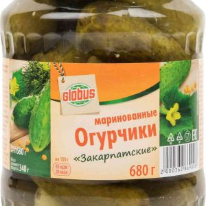 Огурчики маринованные Глобус