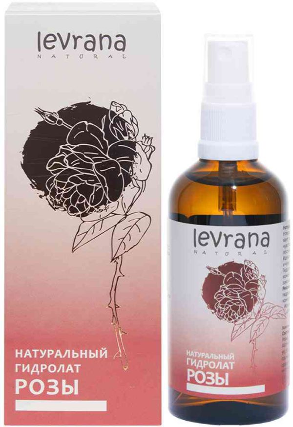 Натуральный гидролат Розы Levrana