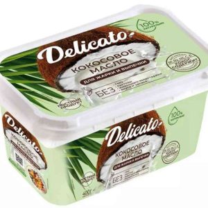 Кокосовое масло для жарки и выпечки рафинированное дезодорированное Delicato