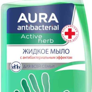 Мыло жидкое антибактериальное Aura